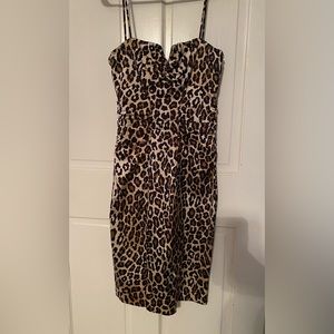 Leopard Print Caché Dress Size 4